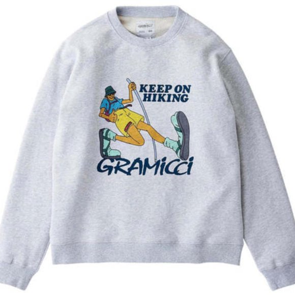 Gramicci Keep On Hiking 100% Organic Cotton Sweatshirt Men's XS - Picture 4 of 4